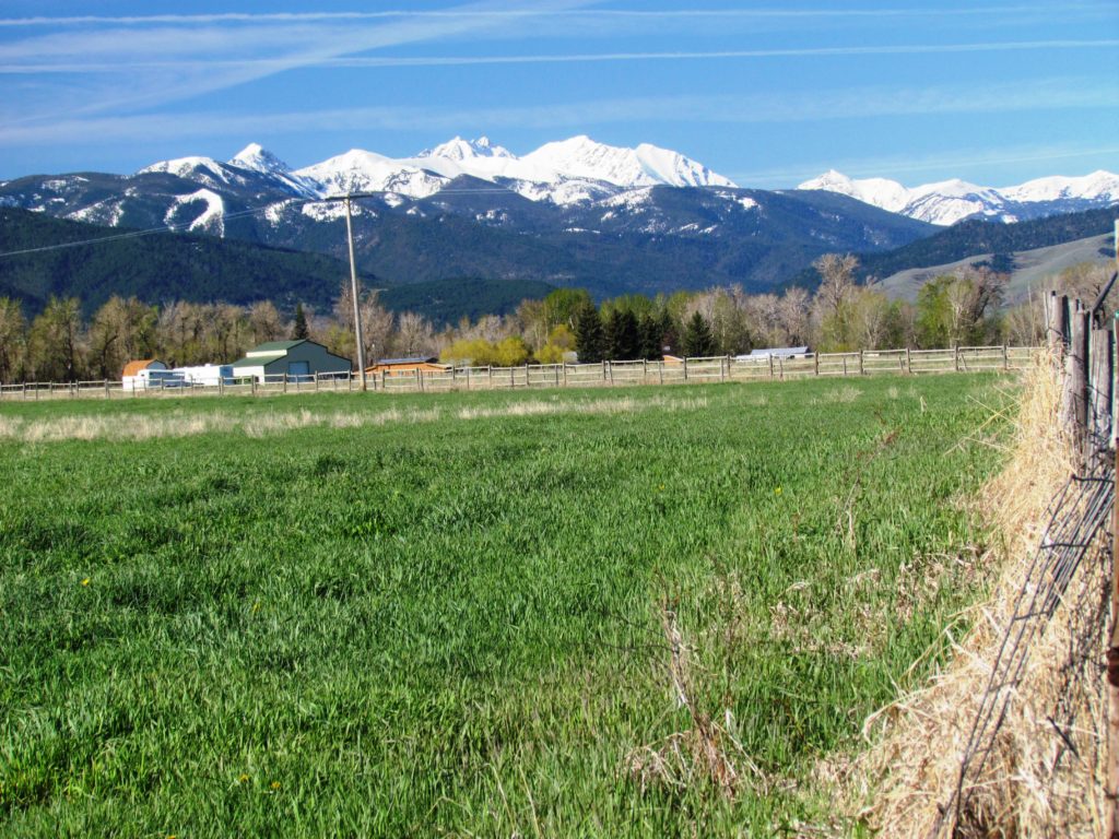 192+/- acres; Farm/Ranch land; SW of Bozeman Montana; Views; Conservation Easement Potential